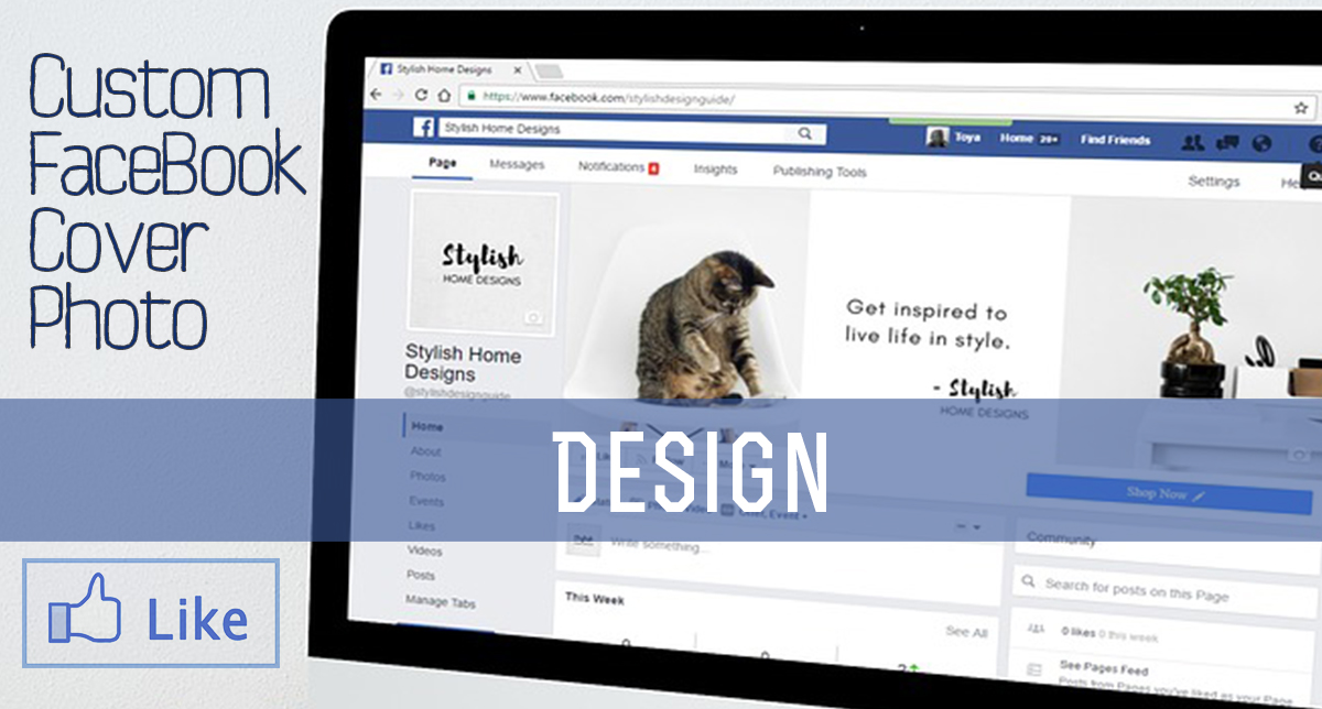 Facebook page design custom facebook cover create facebook cover photo